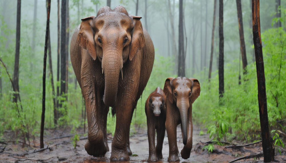Autre - La naissance chez les éléphants : reproduction et gestation